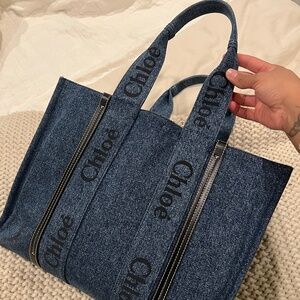 Denim Chloe Tote